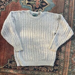 Men's Gray Vintage Cotton American Eagle Sweater
